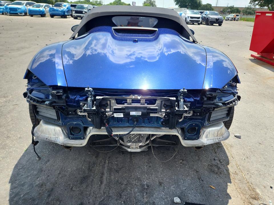 2021 Porsche Boxster VIN WP0CC2A8XMS240221 COPART salvage auction — FRONT END, Fl - Cert Of Title Slvg Rebuildable, sold $26,250 on 2026-07-28 (photo 6)