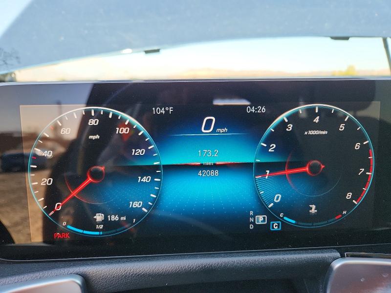 2022 Mercedes-benz Glb VIN W1N4M4GB4NW241562 COPART salvage auction — REAR END, Ca - Salvage Certificate, sold $7,100 on 2026-07-22 (photo 9)
