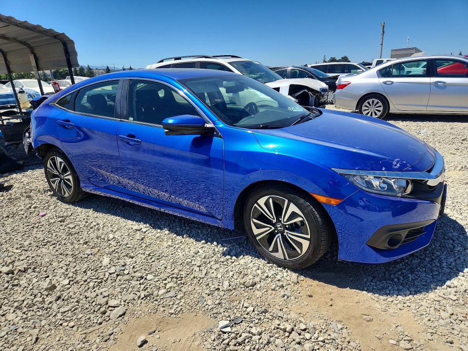 2018 Honda Civic VIN JHMFC1F39JX019968 COPART salvage auction — REAR END, Ca - Salvage Certificate, sold $4,200 on 2026-07-28 (photo 4)