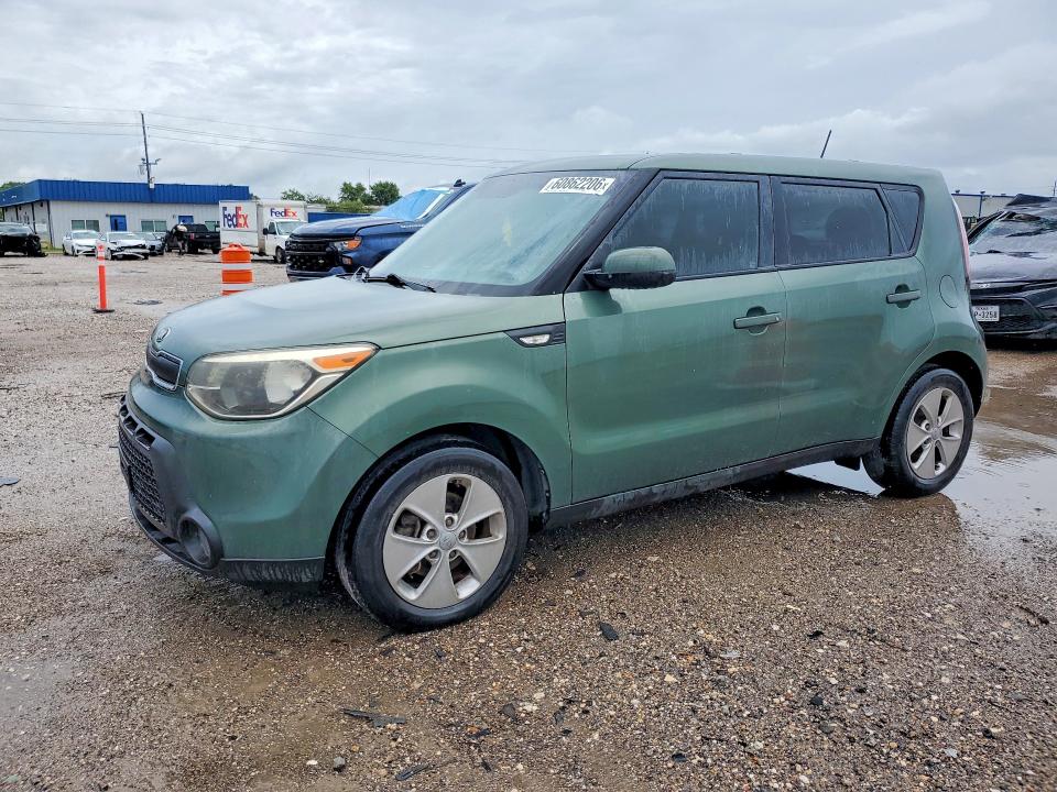2014 Kia Soul VIN KNDJN2A20E7008227 COPART salvage auction — MINOR DENT/SCRATCHES, Tx - Certificate Of Title (P), sold $675 on 2026-07-30 (photo 1)