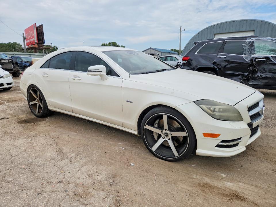 2012 Mercedes-benz Cls-klasse VIN WDDLJ9BBXCA055069 COPART salvage auction — WATER/FLOOD, KS - CERT OF TITLE-SALVAGE, sold $175 on 2026-08-05 (photo 4)