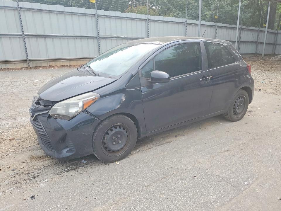 2016 Toyota Yaris VIN VNKJTUD38GA059493 COPART salvage auction — FRONT END, GA - CERT OF TITLE-SALVAGE, sold $1,100 on 2026-07-24 (photo 1)