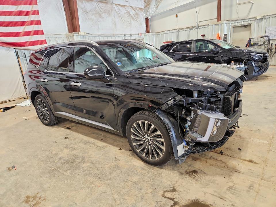 2023 Hyundai Palisade VIN KM8R7DGE5PU541488 COPART salvage auction — FRONT END, Salvage Title, sold $13,900 on 2026-07-15 (photo 4)