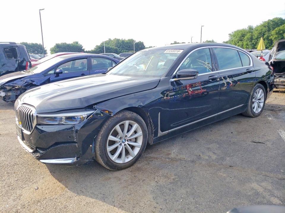 2020 BMW 7er VIN WBA7T2C04LGF96819 COPART salvage auction — FRONT END, NY - CERTIFICATE OF TITLE (P), sold $21,900 on 2026-07-30 (photo 1)