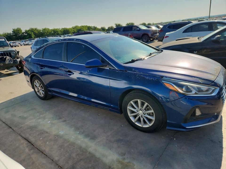 2018 Hyundai Sonata VIN 5NPE24AF6JH620382 COPART salvage auction — SIDE, Tx - Cert Of Title-Rebuilt Salvage, sold $1,690 on 2026-08-02 (photo 4)