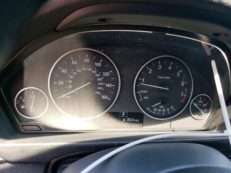 2014 BMW 3er VIN WBA3A5C50EP602343 COPART salvage auction — SIDE, Tn - Salvage Certificate, sold $1,100 on 2026-08-18 (photo 9)