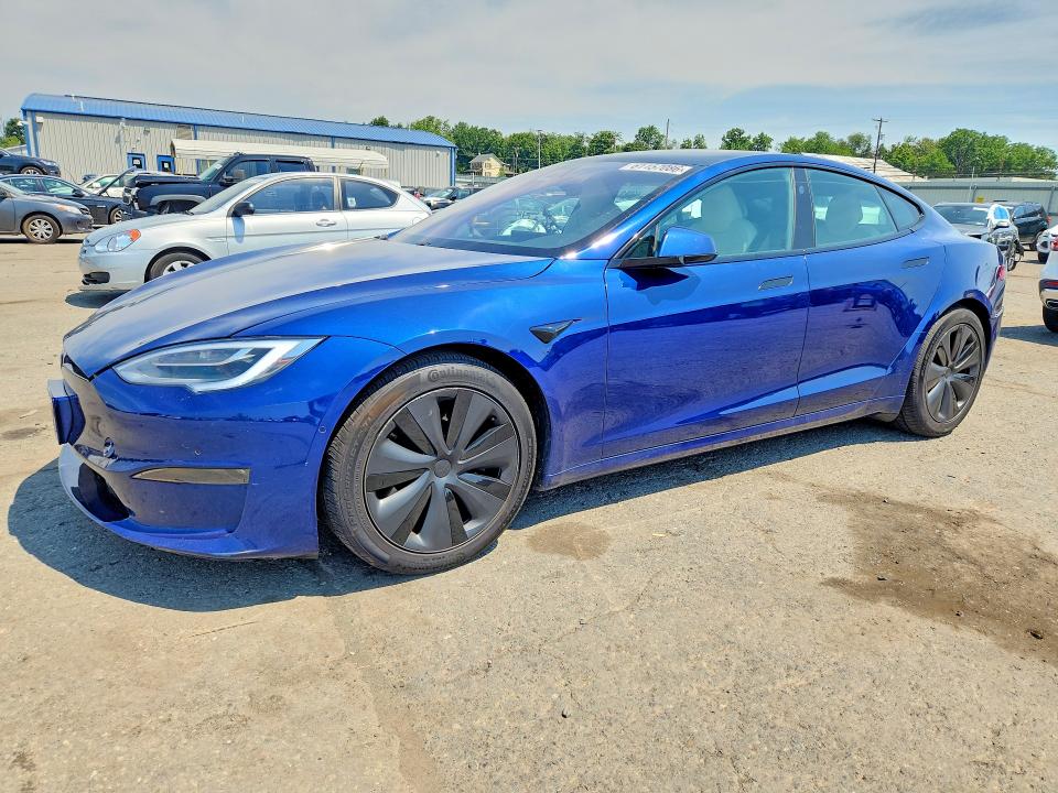 2021 Tesla Model s VIN 5YJSA1E51MF439974 — COPART salvage auction photo