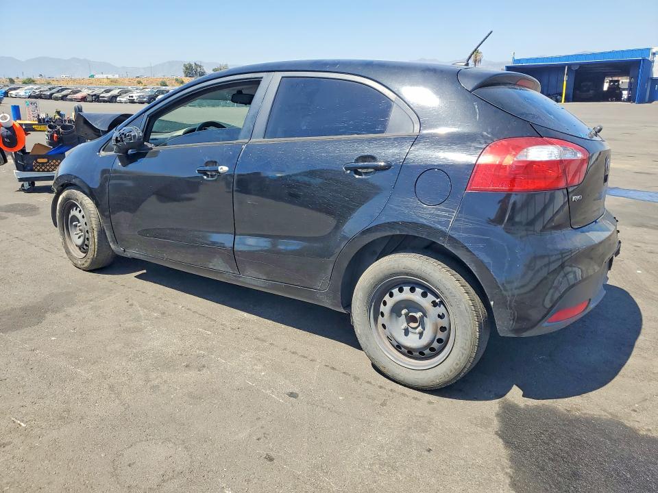 2015 Kia Rio VIN KNADM5A35F6494175 COPART salvage auction — FRONT END, Ca - Salvage Certificate, sold $250 on 2026-07-29 (photo 2)