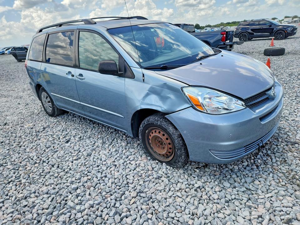 2005 Toyota Sienna VIN 5TDZA23C95S262190 COPART salvage auction — SIDE, Fl - Cert Of Title Slvg Rebuildable, sold $50 on 2026-07-24 (photo 4)