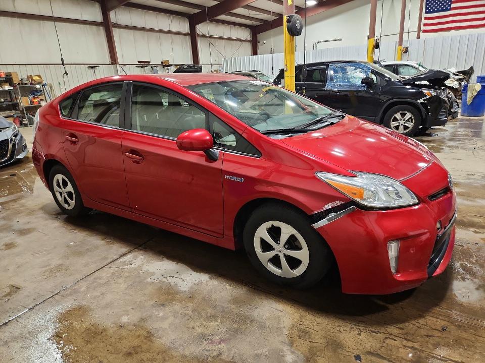 2013 Toyota Prius VIN JTDKN3DU3D5579566 COPART salvage auction — FRONT END, Pa - Certificate Of Salvage, sold $3,750 on 2026-07-17 (photo 4)