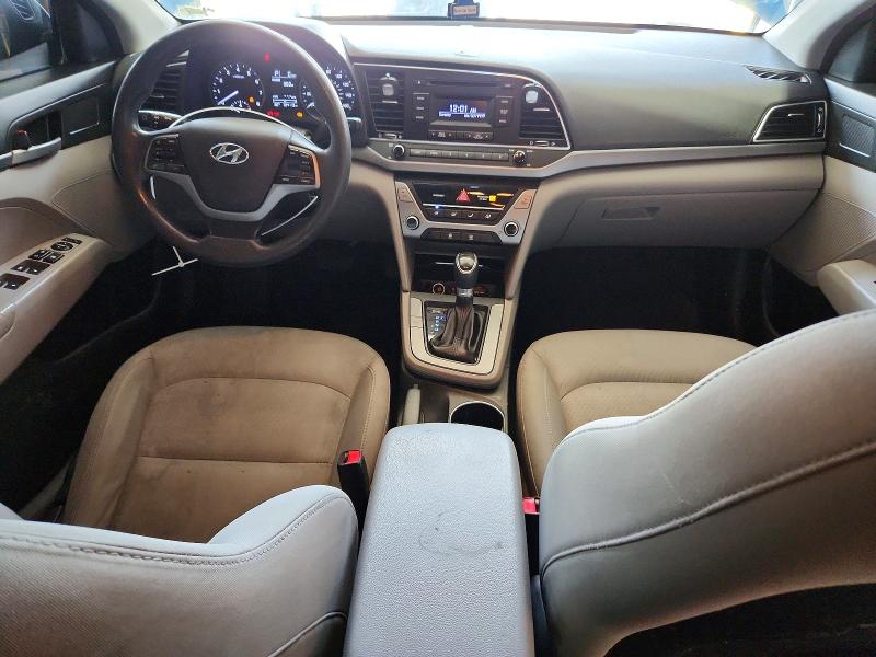 2017 Hyundai Elantra VIN KMHD74LF7HU384234 COPART salvage auction — REAR END, Md - Certificate Of Title, sold $425 on 2026-07-31 (photo 8)