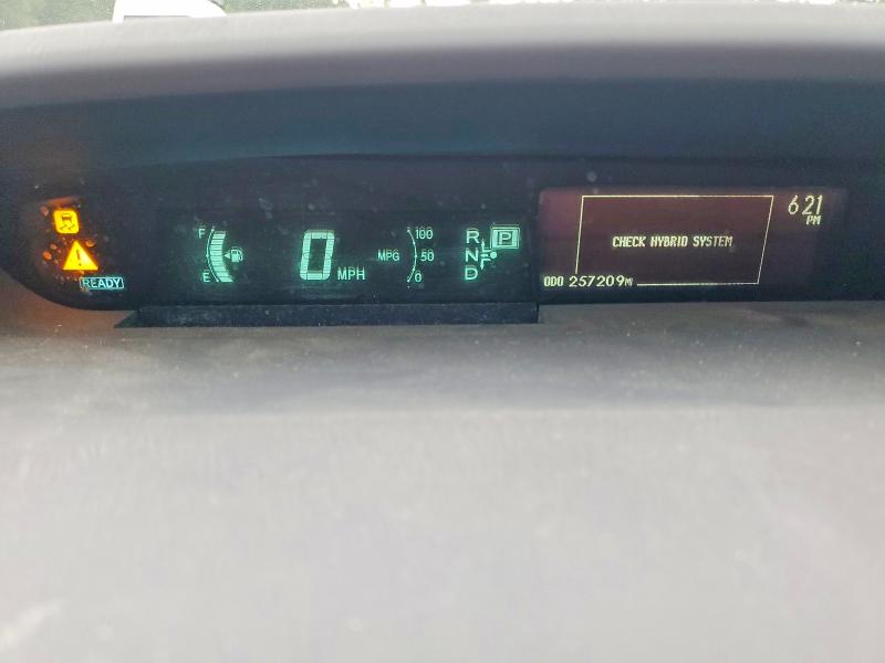 2010 Toyota Prius VIN JTDKN3DU9A1004780 COPART salvage auction — FRONT END, WA - VEHICLE CERT OF OWNERSHIP-TITL, sold $875 on 2026-07-27 (photo 9)
