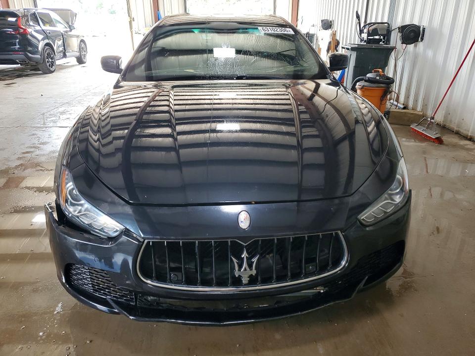 2014 Maserati Ghibli VIN ZAM57RTA9E1090028 COPART salvage auction — FRONT END, Pa - Cert Of Title, sold $2,100 on 2026-08-05 (photo 5)