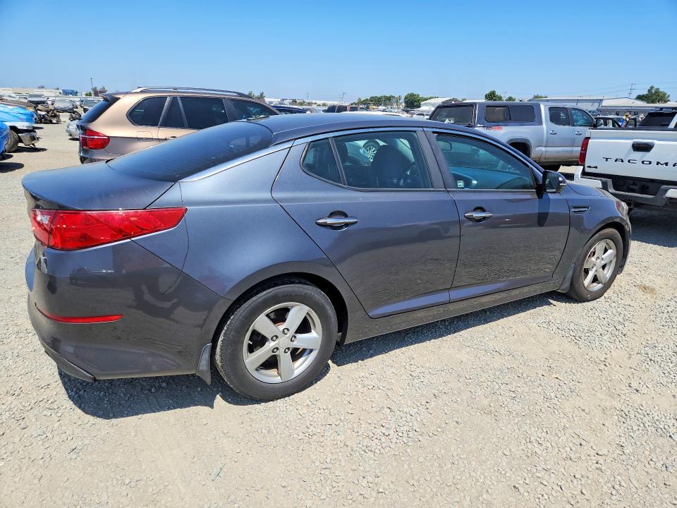 2015 Kia Optima VIN KNAGM4A76F5633634 COPART salvage auction — MECHANICAL, Ca - Dis/Dlr/Exp Only Clean Title, sold $1,000 on 2026-07-29 (photo 3)