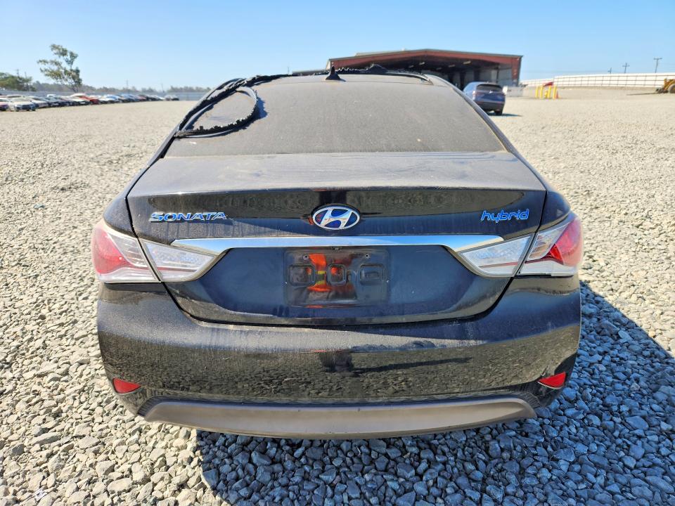 2014 Hyundai Sonata VIN KMHEC4A48EA106988 COPART salvage auction — ROLLOVER, Ca - Salvage Certificate, sold $275 on 2026-07-23 (photo 6)