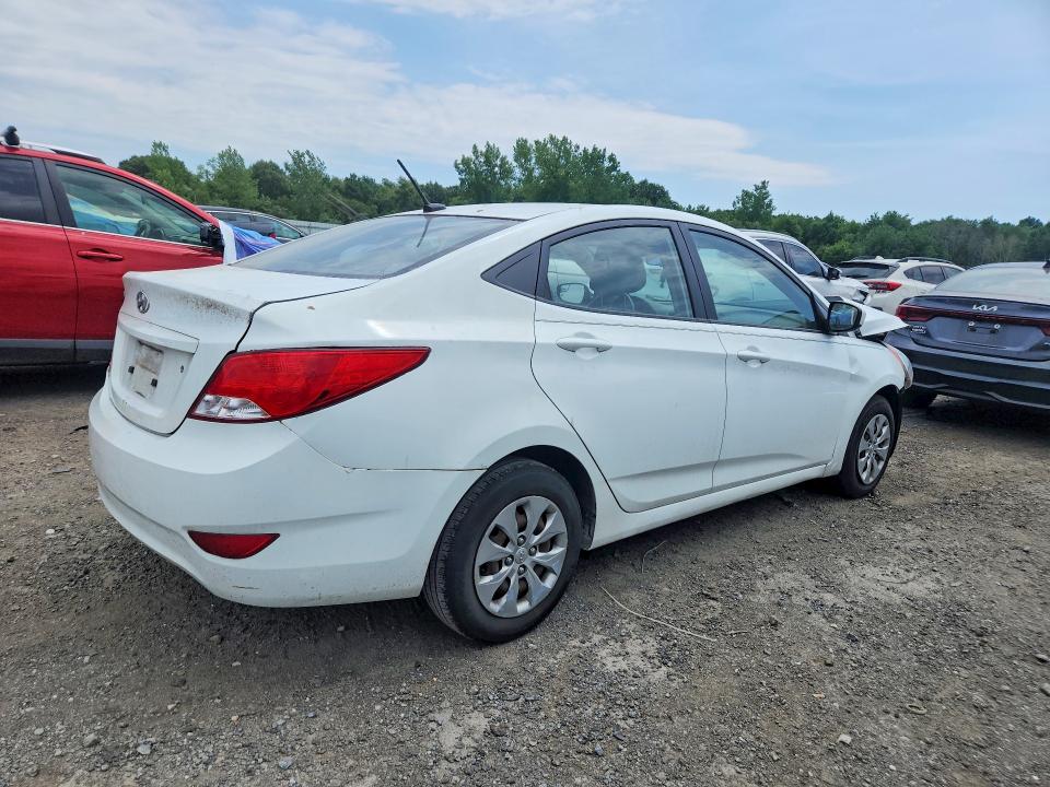 2015 Hyundai Accent VIN KMHCT4AE8FU797536 COPART salvage auction — FRONT END, MA - CERT OF TITLE-RECONSTRCTD COLL, sold $425 on 2026-07-22 (photo 3)