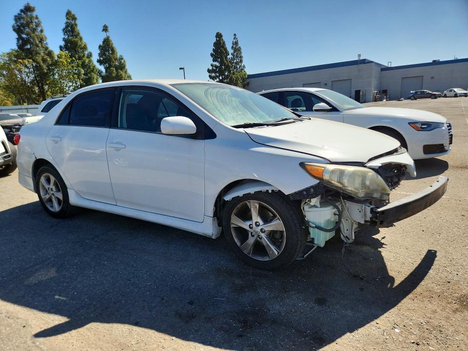 2013 Toyota Corolla VIN 5YFBU4EE0DP094059 COPART salvage auction — FRONT END, Ca - Salvage Certificate, sold $2,000 on 2026-07-16 (photo 4)