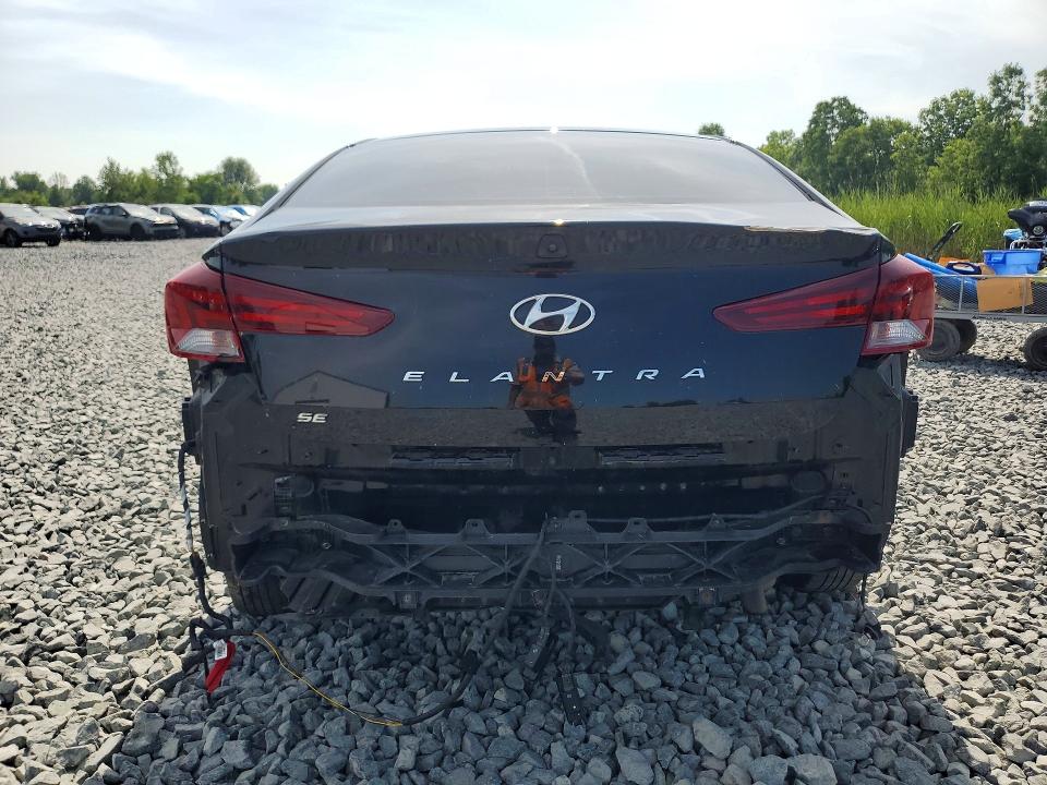2019 Hyundai Elantra VIN KMHD74LF8KU778073 COPART salvage auction — ROLLOVER, Oh - Cert Of Title-Salvage, sold $80 on 2026-07-23 (photo 6)