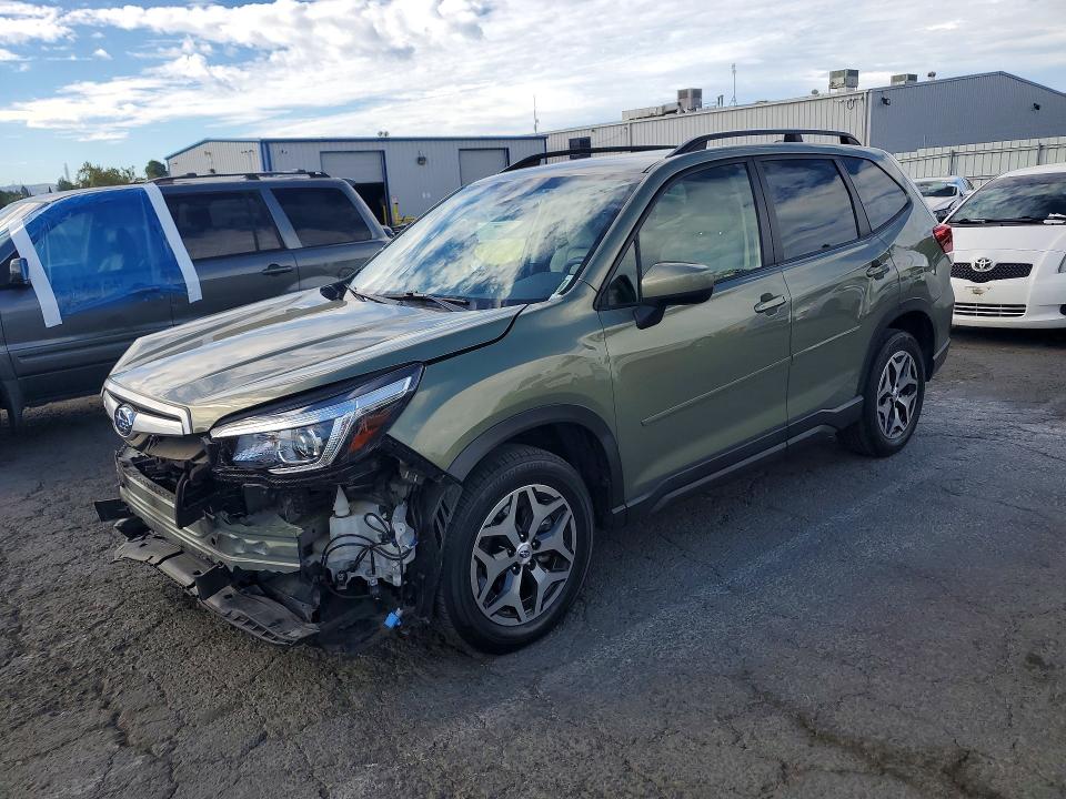 2019 Subaru Forester VIN JF2SKAGC2KH448903 COPART salvage auction — FRONT END, Ca - Salvage Certificate, sold $4,500 on 2026-07-31 (photo 1)