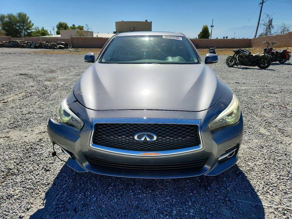 2016 Infiniti Q50 VIN JN1EV7APXGM303546 COPART salvage auction — SIDE, Ca - Salvage Certificate, sold $200 on 2026-07-29 (photo 5)