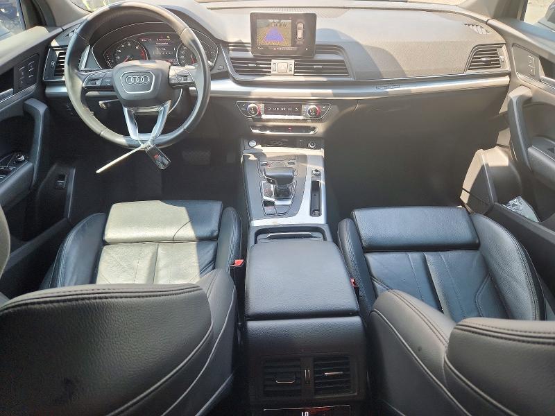 2020 Audi Q5 VIN WA1ANAFY2L2114013 COPART salvage auction — FRONT END, WV - CERTIFICATE OF TITLE, sold $10,200 on 2026-08-24 (photo 8)