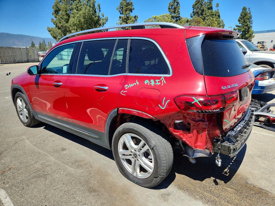 2020 Mercedes-benz Glb-class VIN W1N4M4GB8LW029034 COPART salvage auction — REAR END, CA - SALVAGE CERTIFICATE, sold $10,100 on 2026-07-16 (photo 2)