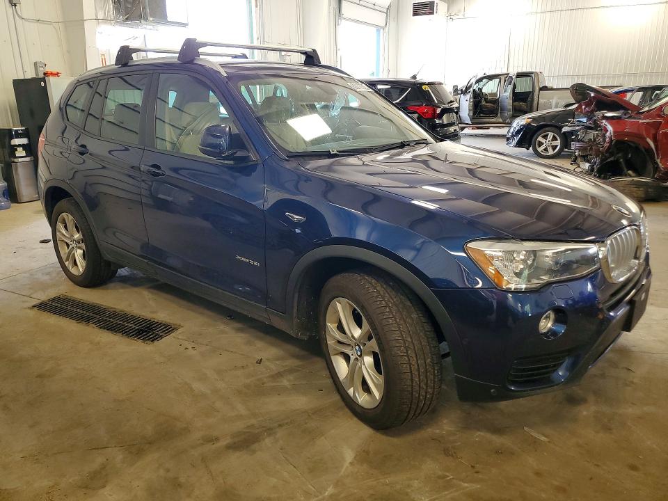 2017 BMW X3 VIN 5UXWX7C3XH0U44422 COPART salvage auction — MINOR DENT/SCRATCHES, Mn - Non Public Clean Title, sold $2,300 on 2026-07-21 (photo 4)