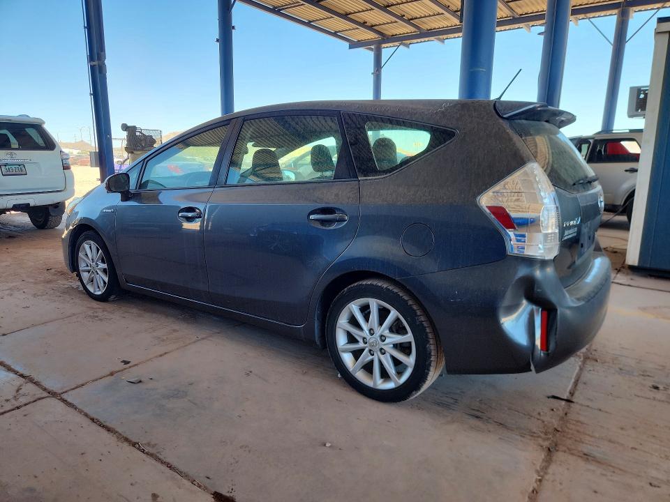 2012 Toyota Prius v VIN JTDZN3EU7C3108348 COPART salvage auction — MINOR DENT/SCRATCHES, Salvage Title, sold $1,350 on 2026-07-09 (photo 2)