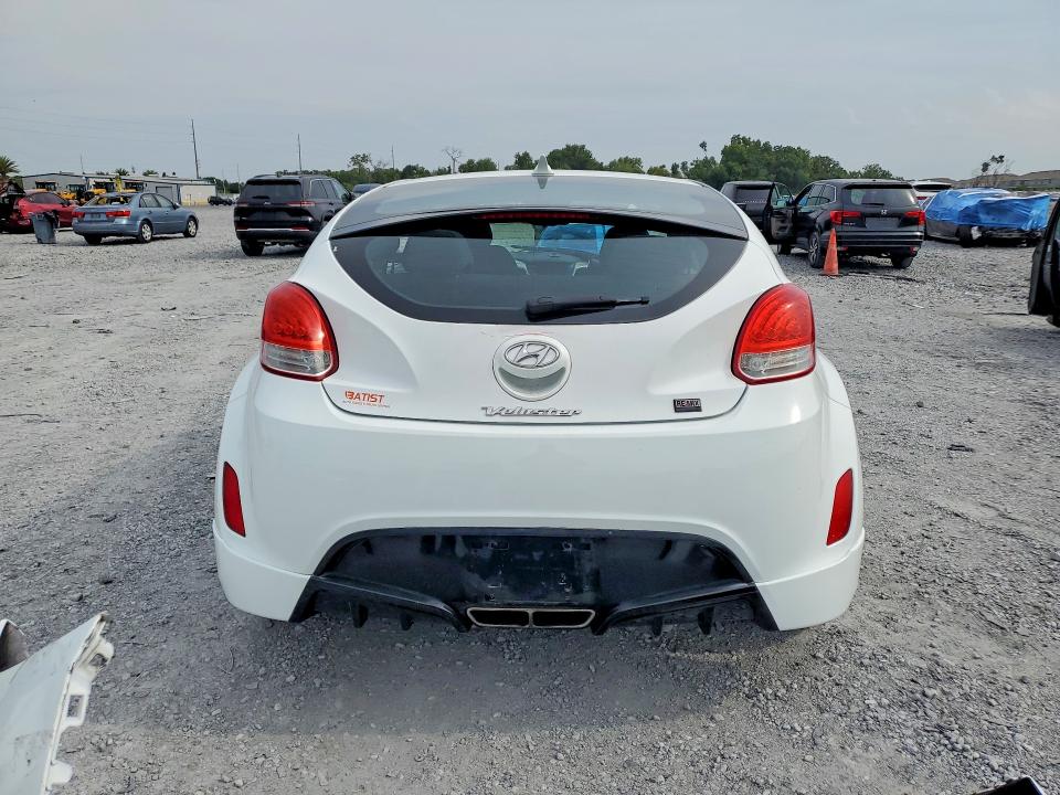 2013 Hyundai Veloster VIN KMHTC6AD4DU160966 COPART salvage auction — FRONT END, Fl - Cert Of Title Slvg Rebuildable, sold $1,150 on 2026-07-31 (photo 6)