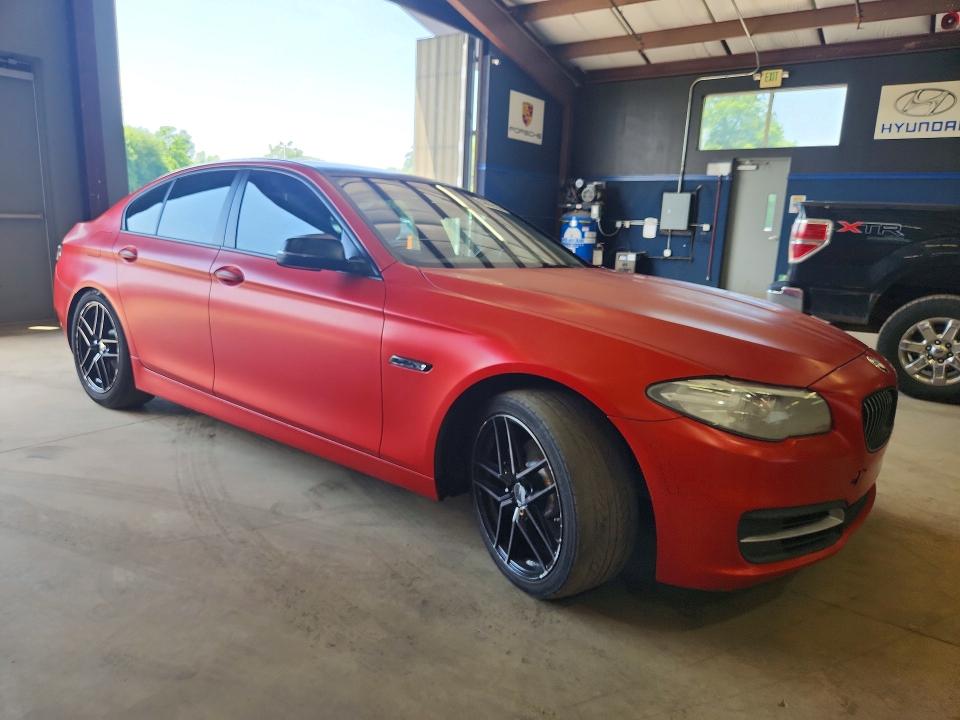2014 BMW 5 series VIN WBA5A7C56ED615362 COPART salvage auction — MINOR DENT/SCRATCHES, Ct - Certificate Of Title (P), sold $1,900 on 2026-07-08 (photo 4)