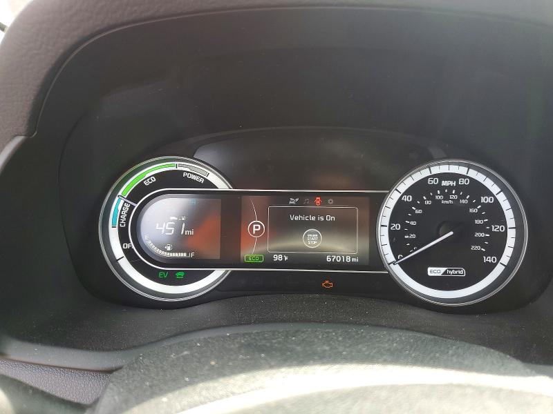 2018 Kia Niro VIN KNDCB3LC6J5154909 COPART salvage auction — HAIL, Oh - Cert Of Title-Salvage, sold $6,400 on 2026-07-20 (photo 9)