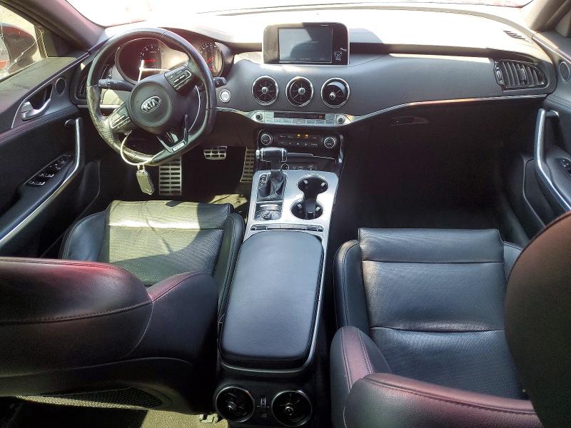 2019 Kia Stinger VIN KNAE35LC6K6063939 COPART salvage auction — FRONT END, VA - CERTIFICATE OF TITLE (P), sold $7,300 on 2026-07-28 (photo 8)