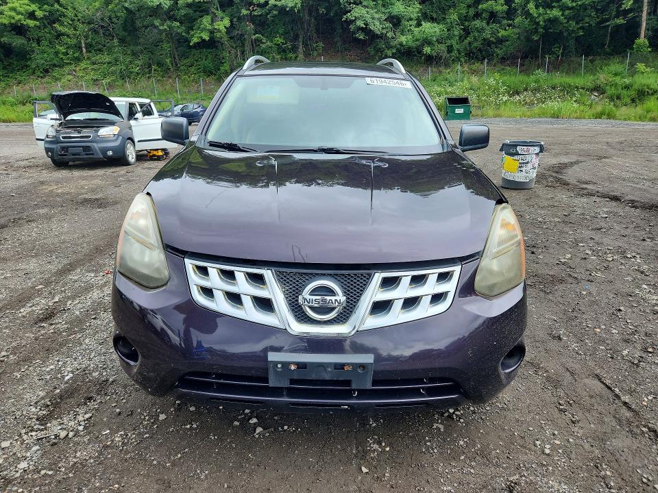 2015 Nissan Rogue VIN JN8AS5MV7FW261539 COPART salvage auction — FRONT END, NY - MV-907A SALVAGE CERTIFICATE, sold $325 on 2026-07-28 (photo 5)
