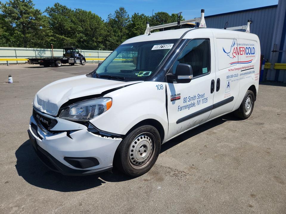 2022 Ram Promaster city VIN ZFBHRFAB2N6W60592 COPART salvage auction — FRONT END, NY - CERTIFICATE OF TITLE (P), sold $475 on 2026-07-18 (photo 1)