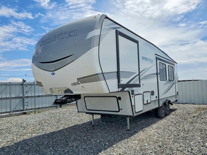 2023 Keystone Sprinter VIN 4YDFSTM27P1530873 COPART salvage auction — HAIL, CO - CERTIFICATE OF TITLE, sold $15,600 on 2026-09-01 (photo 2)