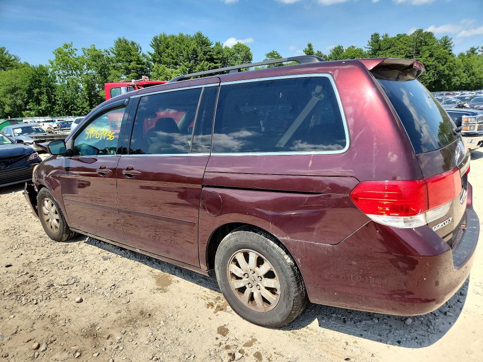 2008 Honda Odyssey VIN 5FNRL38768B100957 COPART salvage auction — FRONT END, MA - CERT OF TITLE-RECONSTRCTD COLL, sold $400 on 2026-07-09 (photo 2)