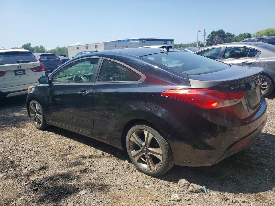 2013 Hyundai Elantra VIN KMHDH6AE3DU002147 COPART salvage auction — MINOR DENT/SCRATCHES, On - Permit No Brand - Unfit, sold $400 on 2026-07-21 (photo 2)