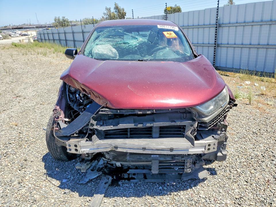 2017 Honda Cr-v VIN 7FARW5H31HE008157 COPART salvage auction — REAR END, Ca - Salvage Certificate, sold $925 on 2026-07-28 (photo 5)