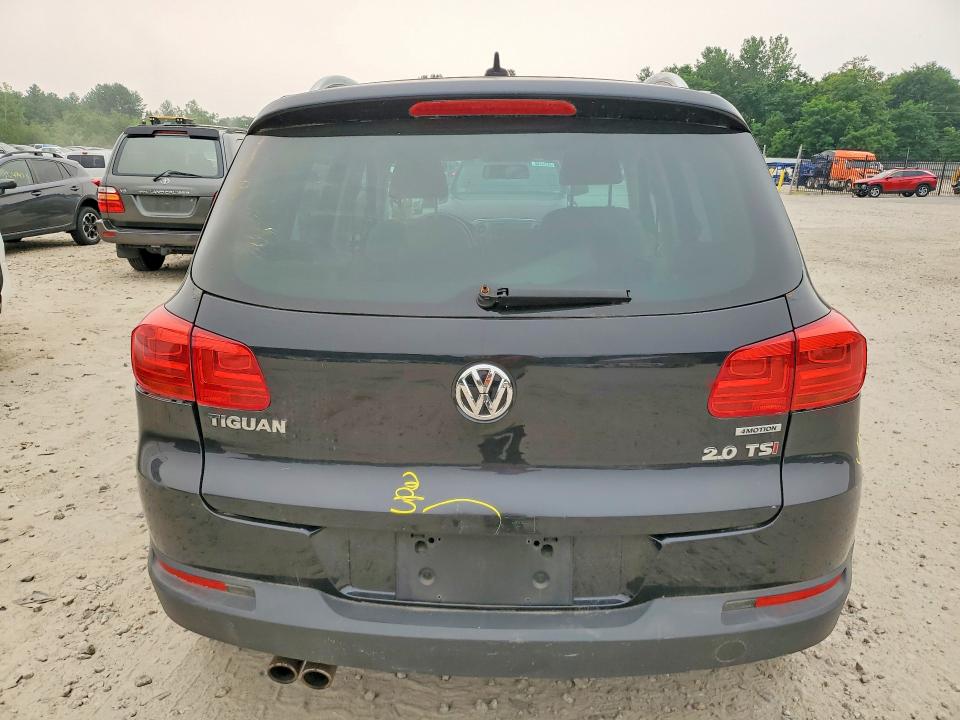 2012 Volkswagen Tiguan VIN WVGBV7AX4CW539555 COPART salvage auction — FRONT END, Ma - Cert Of Title-Reconstrctd Coll, sold $525 on 2026-07-27 (photo 6)