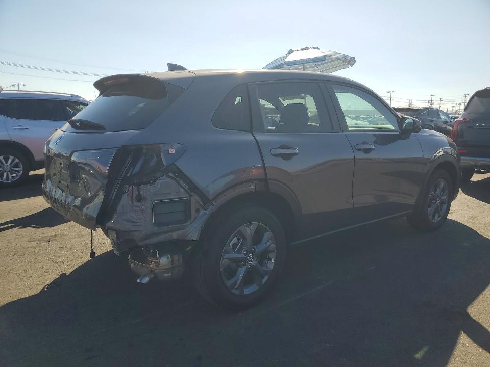 2026 Honda Hr-v VIN 3CZRZ1H31TM736491 COPART salvage auction — REAR END, Ca - Salvage Certificate, sold $9,400 on 2026-08-24 (photo 3)