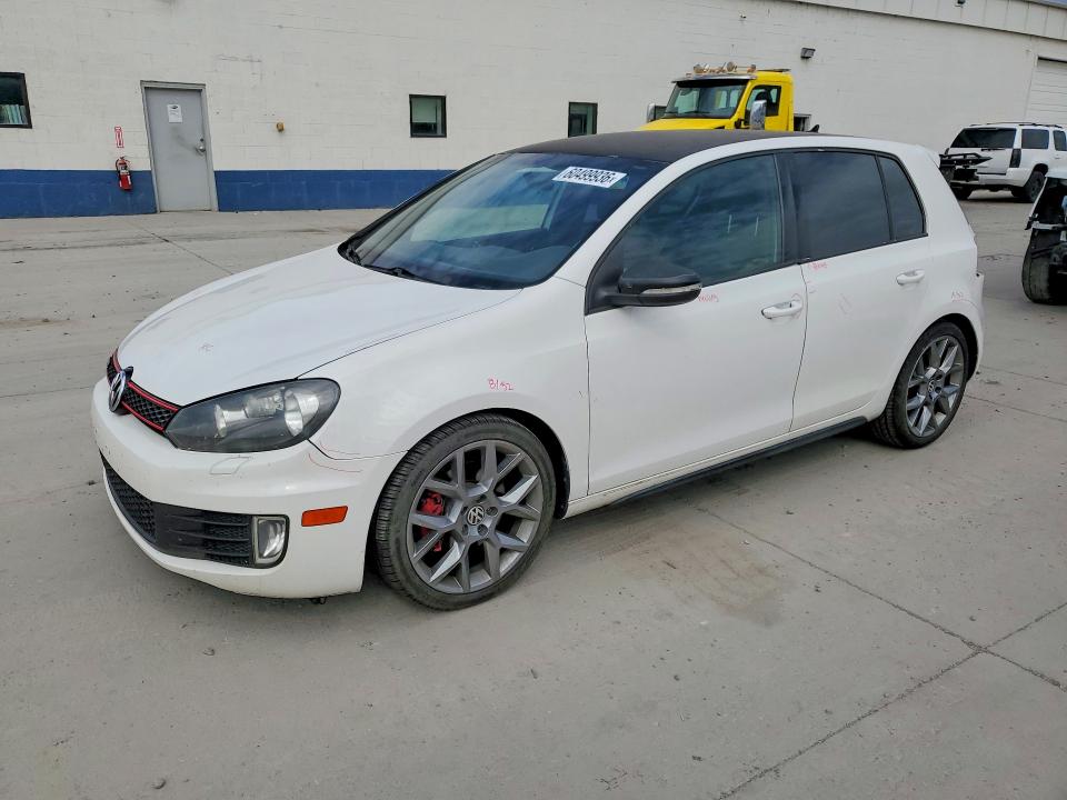 2013 Volkswagen Gti VIN WVWHV7AJ3DW129633 COPART salvage auction — REAR END, Ut - Salvage Certificate, sold $1,450 on 2026-08-17 (photo 1)