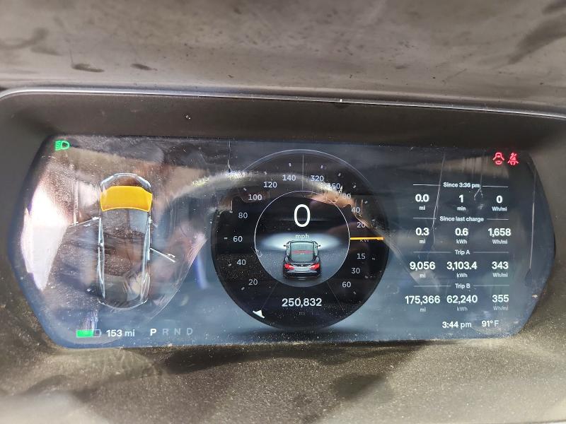 2014 Tesla Model s VIN 5YJSA1H19EFP45251 COPART salvage auction — SIDE, Ca - Non-Repairable Vehicle Cert, sold $2,650 on 2026-07-31 (photo 9)