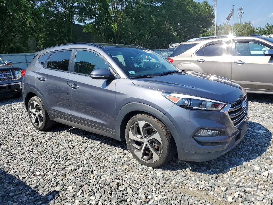 2016 Hyundai Tucson VIN KM8J3CA20GU239558 COPART salvage auction — FRONT END, Ma - Cert Of Title-Reconstrctd Coll, sold $3,900 on 2026-07-23 (photo 4)