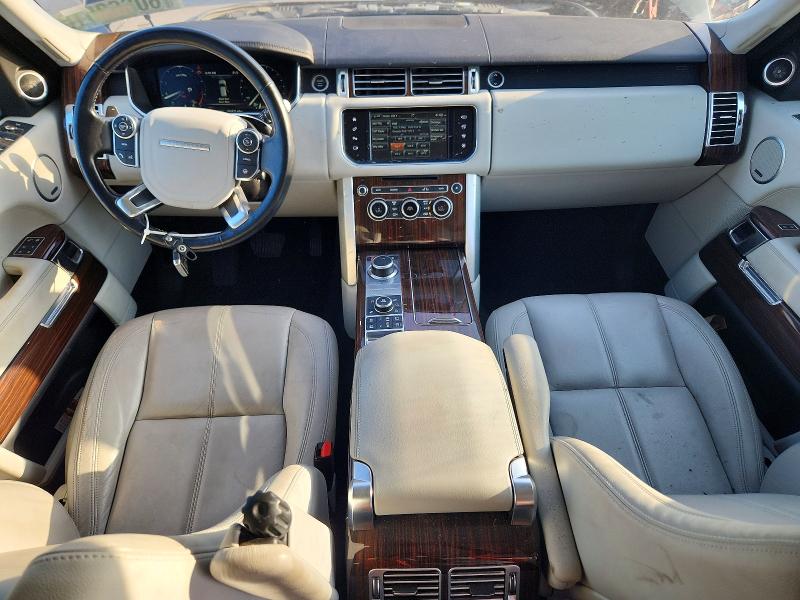 2016 Land rover RANGE ROVER VIN SALGR2PF9GA309439 COPART salvage auction — SIDE, Tx - Salvage Vehicle Title, sold $1,300 on 2026-07-27 (photo 8)