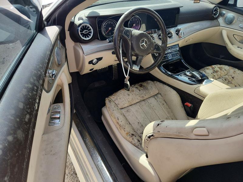 2018 Mercedes-benz E-klasse VIN WDD1K6FB1JF041591 COPART salvage auction — WATER/FLOOD, Tx - Salvage Title-Flood Damage, sold $5,800 on 2026-07-17 (photo 8)
