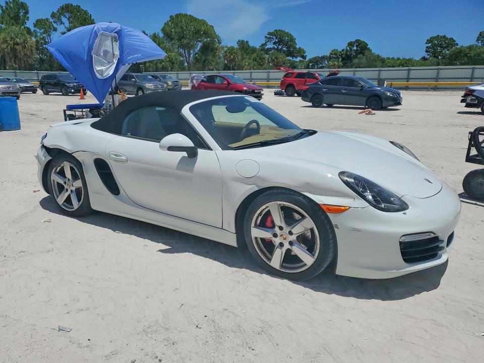 2014 Porsche Boxster VIN WP0CB2A86ES140816 COPART salvage auction — REAR END, Salvage Title, sold $6,400 on 2026-07-22 (photo 4)