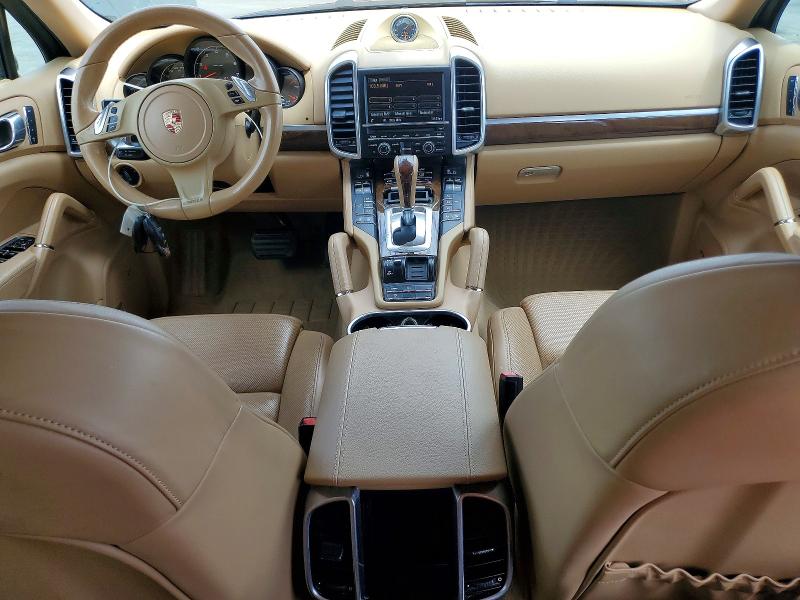 2014 Porsche Cayenne VIN WP1AA2A2XELA00637 COPART salvage auction — REAR END, Al - Certificate Of Title (P), sold $5,700 on 2026-08-14 (photo 8)