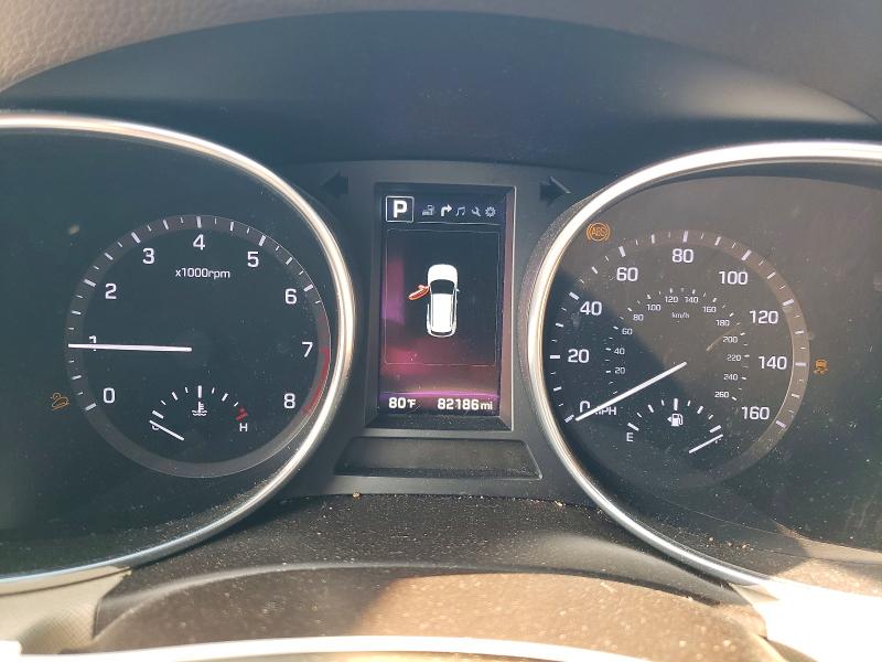 2017 Hyundai Santa fe VIN 5XYZU3LB9HG457695 COPART salvage auction — FRONT END, Va - Cert Of Title - Salvage, sold $1,200 on 2026-07-31 (photo 9)