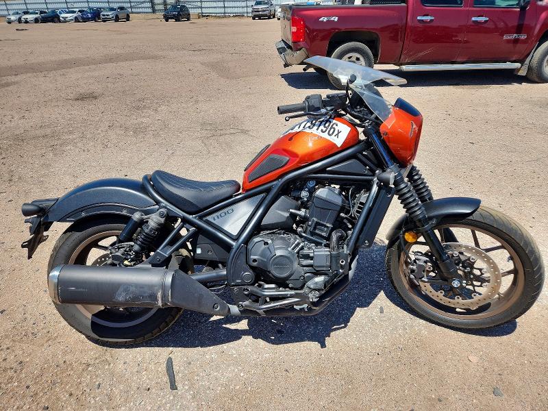 2025 Honda Cm VIN JH2SC87M7SK000163 COPART salvage auction — SIDE, CO - SALVAGE TITLE, sold $4,600 on 2026-08-01 (photo 1)