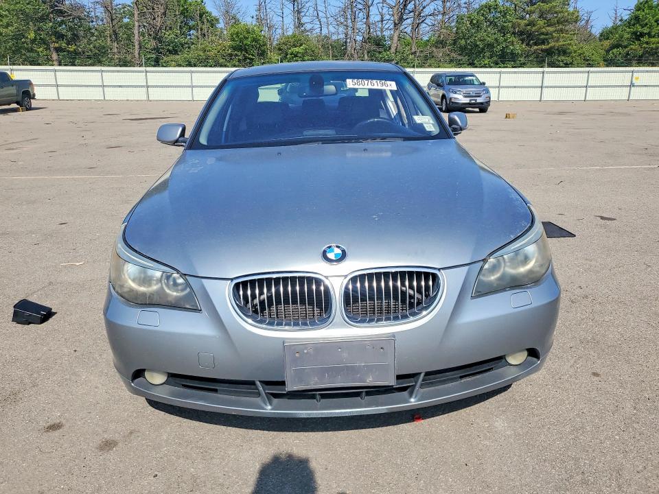 2006 BMW 5 series VIN WBANF335X6CS37922 COPART salvage auction — SIDE, NY - MV-907A SALVAGE CERTIFICATE, sold $400 on 2026-07-13 (photo 5)